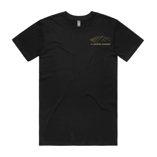 Black front flat lay